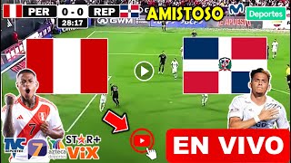 Perú vs. República Dominicana en vivo, donde ver, a que hora juega Peru vs Dominicana Amistosos 2024