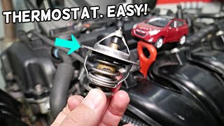 HYUNDAI TUCSON THERMOSTAT REPLACEMENT LOCATION REMOVAL