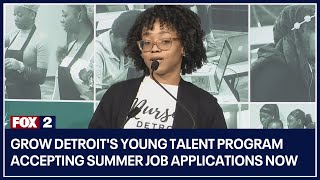 Grow Detroit's Young Talent program accepting summer job applications now