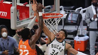 Giannis UNREAL BLOCK with 1:15 left in CLUTCH Time! 🤯