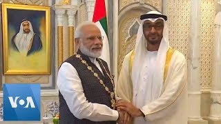 Indian PM Receives UAE's Highest Civilian Honor