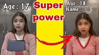 Superpower ~ You get a SPECIAL Name when you turn 18😳 @PragatiVermaa @TriptiVerma