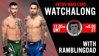 UFCVegas91 Watchalong | Matheus Nicolau Vs. Alex Perez