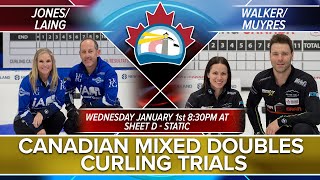 2025 Mixed Doubles Curling Trials - Draw 12D - JON/LAI vs. WAL/MUY