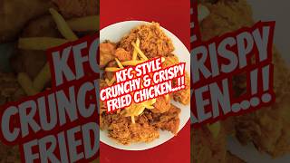 KFC Fried Chicken at Home?! Crispy,Crazy,crunchy,Delicious!😍😍#ytshorts #shortsfeed #recipe