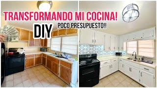 TRANSFORMANDO MI COCINA Paso a Paso! 😍 CON POCO PRESUPUESTO!! Hazlo Tu Mismo!