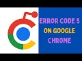 How to Fix Error Code 5 on Google Chrome in Windows 11