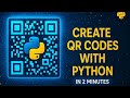 Python QR code generate in 2 minutes | QR Codes with Python 🔥 | Quick Python Project #python #coding