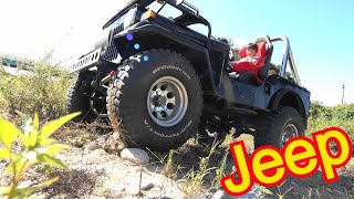 ジープでお出かけ⑤急な坂もjeepならへっちゃら？魚釣り！あの生物が遊びにきた？！Go out with a jeep！