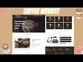 Create A Responsive Coffee Shop Website Design Using HTML - CSS - JavaScript
