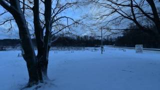 Lake effect snowlapse