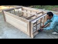 Furniture Design Woodworking Project With Amazing Skill // The Perfect And Modern 2-Chamber Wardrobe