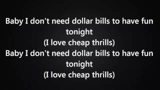 Sia   Cheap Thrills-Lyrics  New 2017