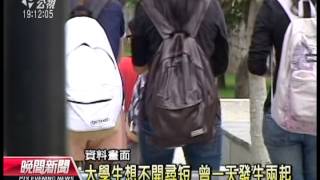 20121209 公視晚間新聞 大學生自殺 與缺問題解決能力有關