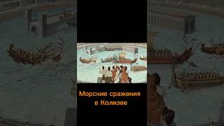 А вы знаете, что в Колизее проводились морские сражения? #история #рим #колизей