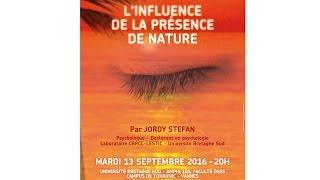 Planète-conférences - L'influence de la présence de nature