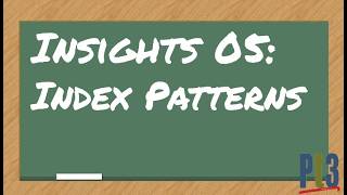 PeopleSoft Insights 05: Index Patterns