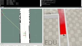 RC Car Gmapping Simulation using ROS and VREP