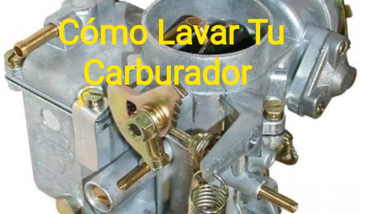 Cómo Lavar Un Carburador - YouTube