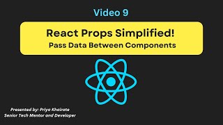 🔹Video 9 | React Props Explained | Passing Data Between Components in ReactJS