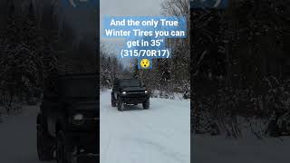 The BEST Winter Tires for OVERLANDING 🥶 #shorts #bronco #overlanding