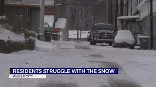 Weber City residents struggle with snow without a snow removal contractor