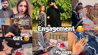 BHAI KI ENGAGEMENT😍❤️ SHADI K BAD PEHLA FUNCTION ATTEND KIA 🫶🏻 MY BAGS COLLECTION 💼