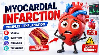 Myocardial Infarction (Heart Attack) in 3D 🩺 | STEMI vs NSTEMI & MONA Protocol
