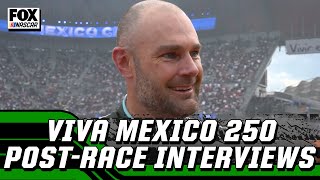 Shane Van Gisbergen and more post-race interviews from Viva Mexico 250 | NASCAR on FOX