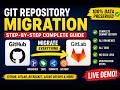 How to Migrate a Git Repository with Full Commit History, Branches and Tags | DevOps Tutorial