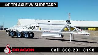 RANCO 44' Tri Axle with Slide Tarp Bottom Dump Trailer