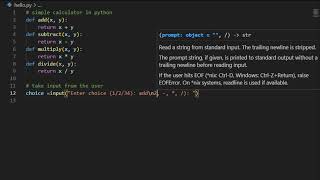 Build Your Own Basic Calculator in Python! ๐๐๐๐ #Shorts #Trending #Viral