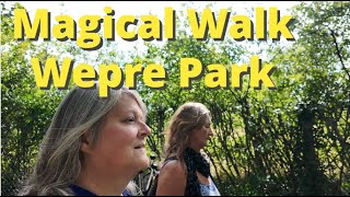 Walking in Wepre Park, North Wales