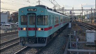 西鉄天神大牟田線 [普通] 筑紫行(K171) 5000形[5122]＋[5531](7両編成) 西鉄二日市駅到着