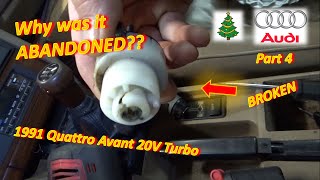 Is THIS why the Rare Turbo Audi was ABANDONED?? (Christmas Marathon - Part 4)