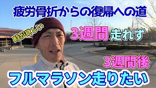 【疲労骨折３週間】時が欲しい!   |   I would like to have a time for Major Marathon race