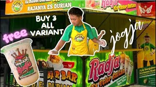 VIRAL DI JOGJA ‼️ SUASANA OUTLET ES DAWET DURIAN BAR BAR JALAN WATES JOGJA