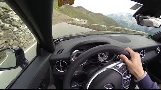 Stelvio Pass / Stilfser Joch - complete - Mercedes SLK 300 (R172) - 06 2015 - driver's eye view