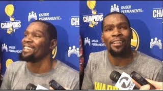 Kevin Durant speaks on Lebron Getting traded to Golden State Warriors!