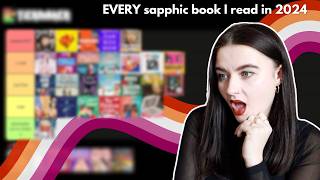tier ranking every sapphic book I read in 2024