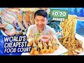 The CHEAPEST & GREATEST Food Court in the WORLD! 100 Foods to Eat Before You Die #58