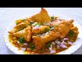 Chole samosa recipe|घर पर बनाएं छोले समोसा|chola Chaat recipe