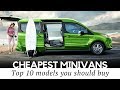 10 Cheapest Minivans and MPVs on Sale  in 2020 (Interior & Exterior Review)