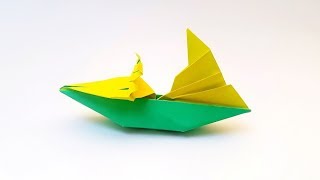 折纸王子教你折纸帆船，简单易学，帮孩子动手动脑 origami easy tutorial 折り紙 簡単教程