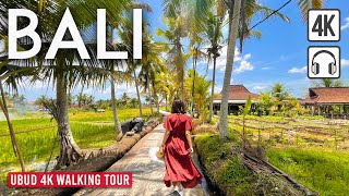 UBUD, Bali 4K Walking Tour (Indonesia) - Captions & Immersive Sound [4K Ultra HD