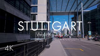 Stuttgart | City Center | Walking Tour | 4K