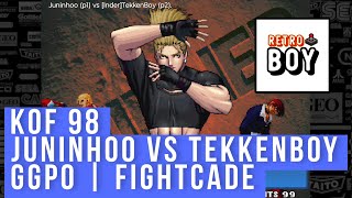 Kof 98 Juninhoo Vs TekkenBoy | Gameplay | ggpo | Fightcade | ft5