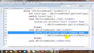 Read and Write XML File Using Java StAX