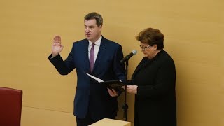 Vereidigung des Bayerischen Ministerpräsidenten Dr. Markus Söder - Bayern