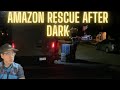 DAY IN THE LIFE OF AN AMAZON DELIVERY DRIVER - RESCUE AFTER DARK